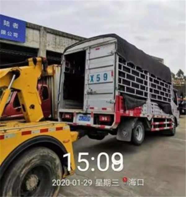海口车主:奥铃救援三小时达,牛!牛!牛!