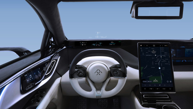 FF 91计划使用史上最大抬头显示 投射距离可达2.7米